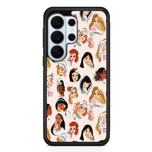 Princess Face Sketch Collection Samsung Galaxy S26 Ultra Case | Protective Phone Cover