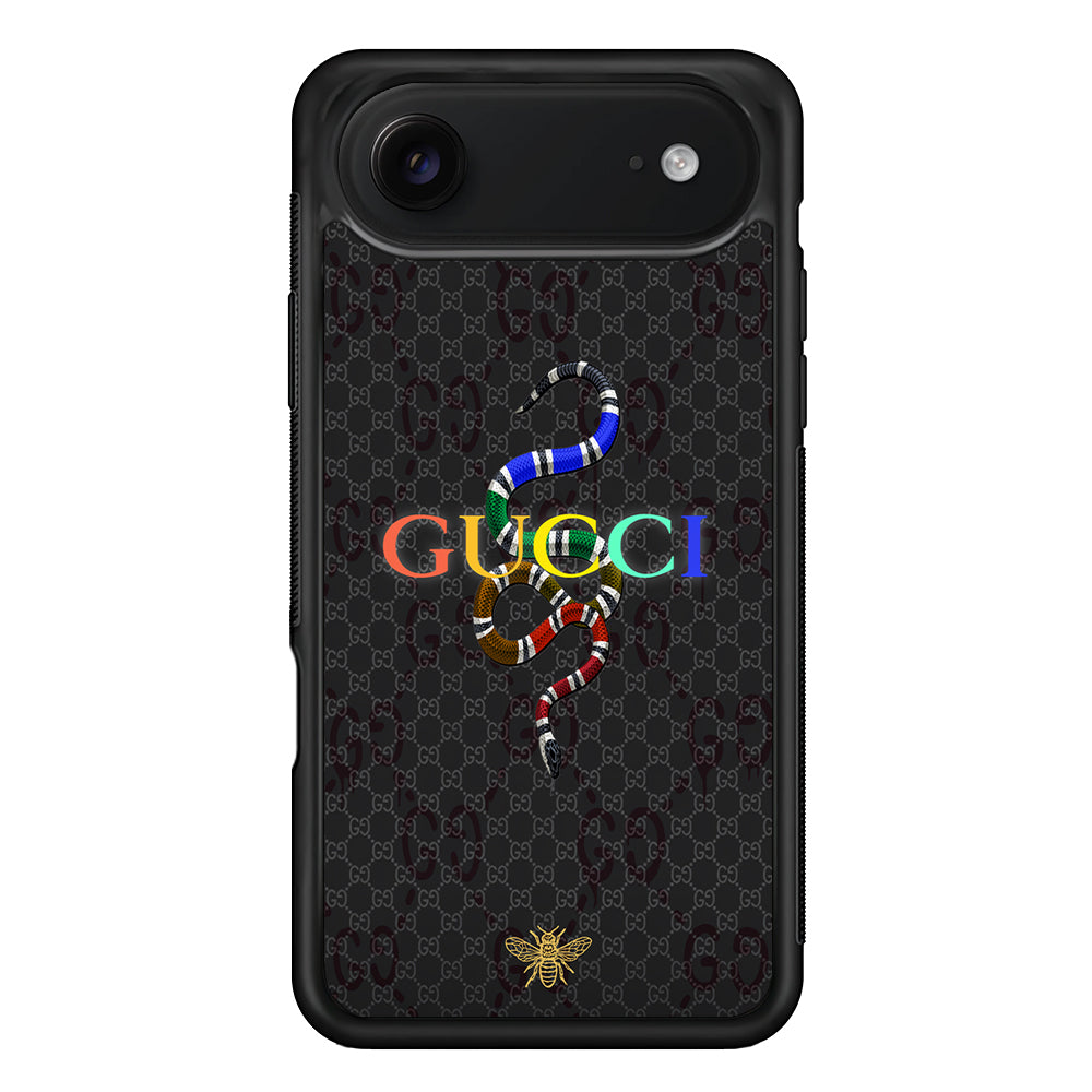 Gucci Colorful Logo Style iPhone 17 Air Case | Slim Rubber Case for iPhone 17 Air