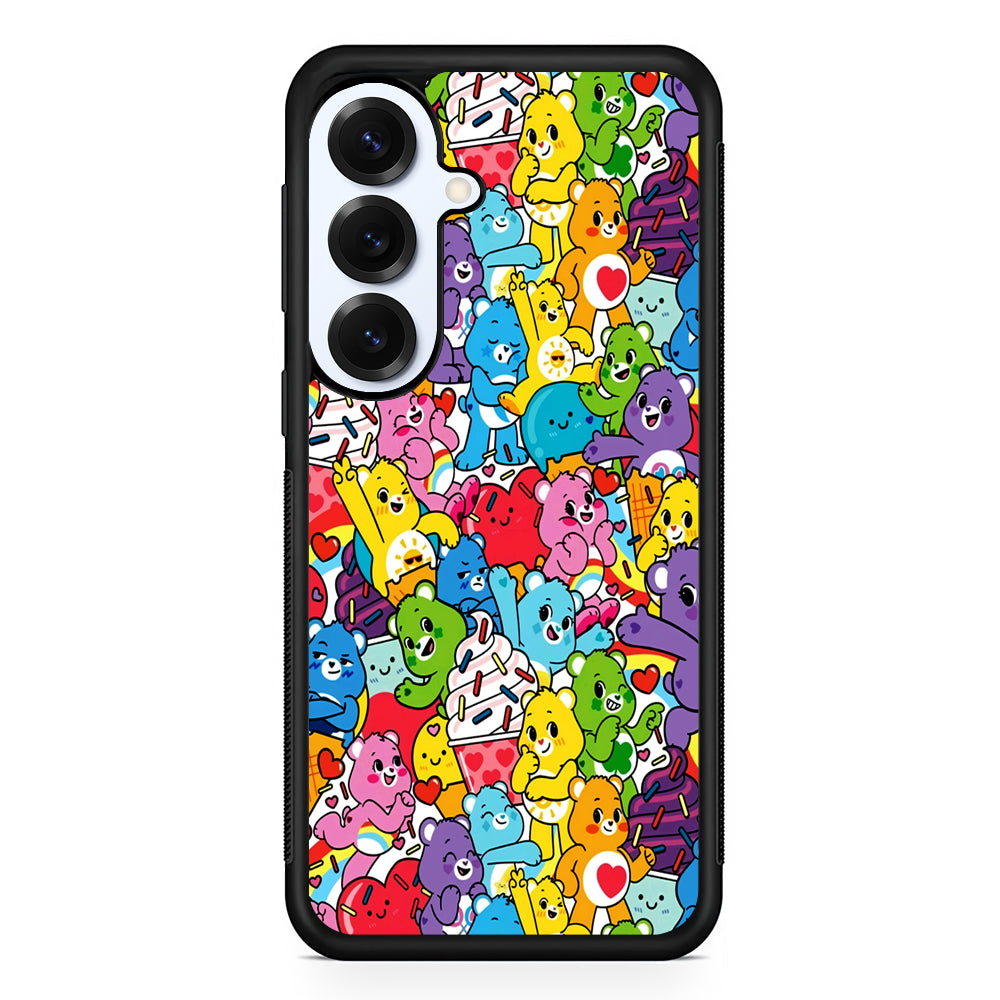 Care Bears Aesthetic Pattern Samsung Galaxy S25 Plus Case | Slim Rubber Cover for Samsung Galaxy S25 Plus