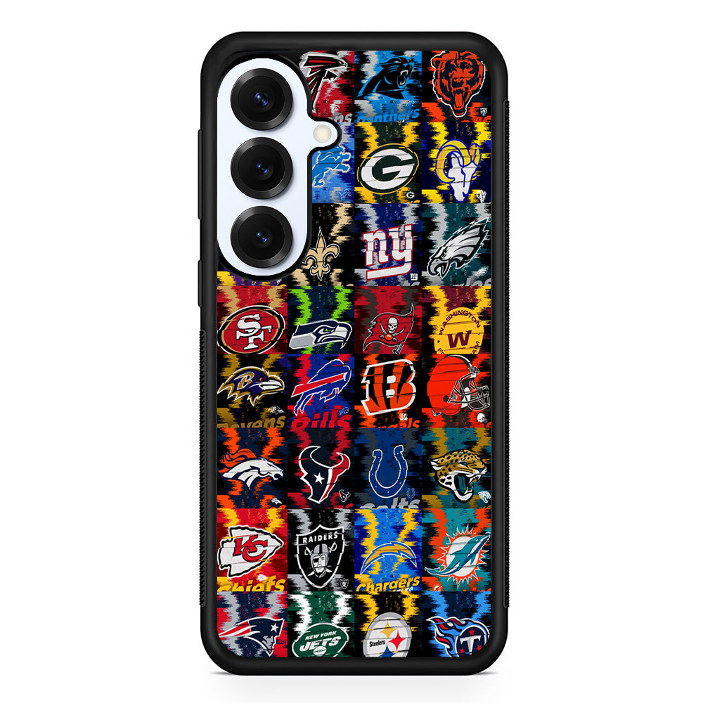 NFL Teams Collection Samsung Galaxy S25 Plus Case | Slim Rubber Cover for Samsung Galaxy S25 Plus