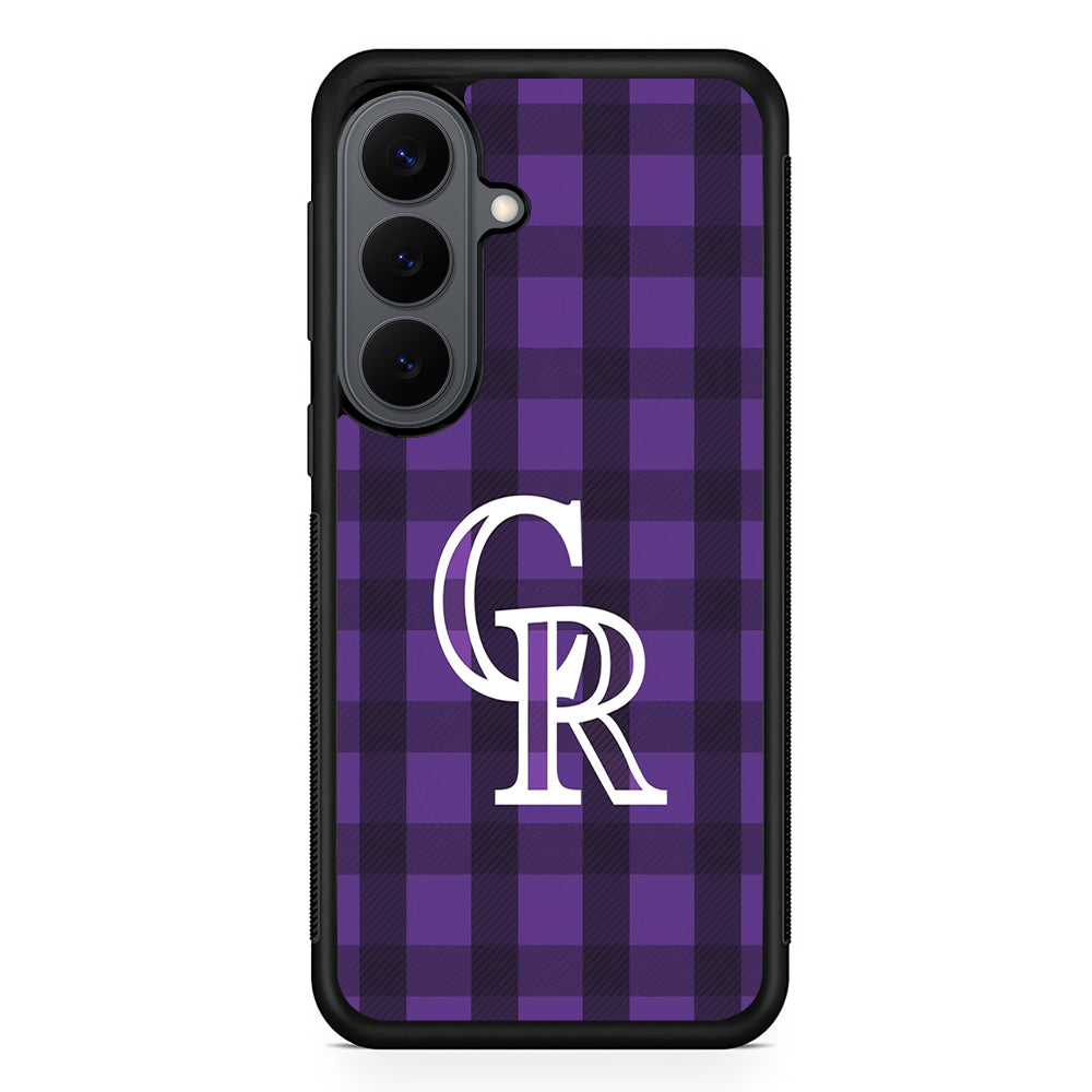 Colorado Rockies Pattern Samsung Galaxy S26 Plus Case | Slim Rubber Case for Samsung Galaxy S26 Plus