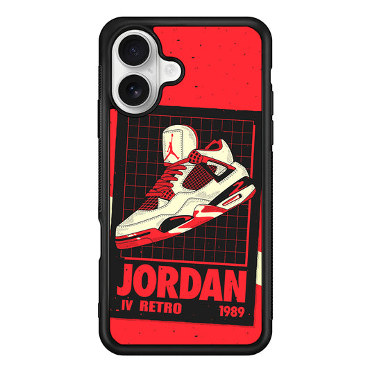 Air Jordan Poster from The Past iPhone 16 Plus Case – Slim Fit Protective Phone Case