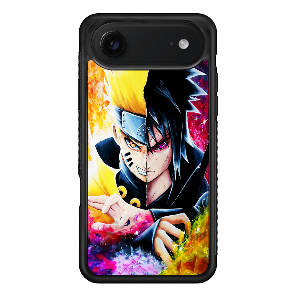 Naruto VS Sasuke Painting Art iPhone 17 Air Case | Protective Case for iPhone 17 Air