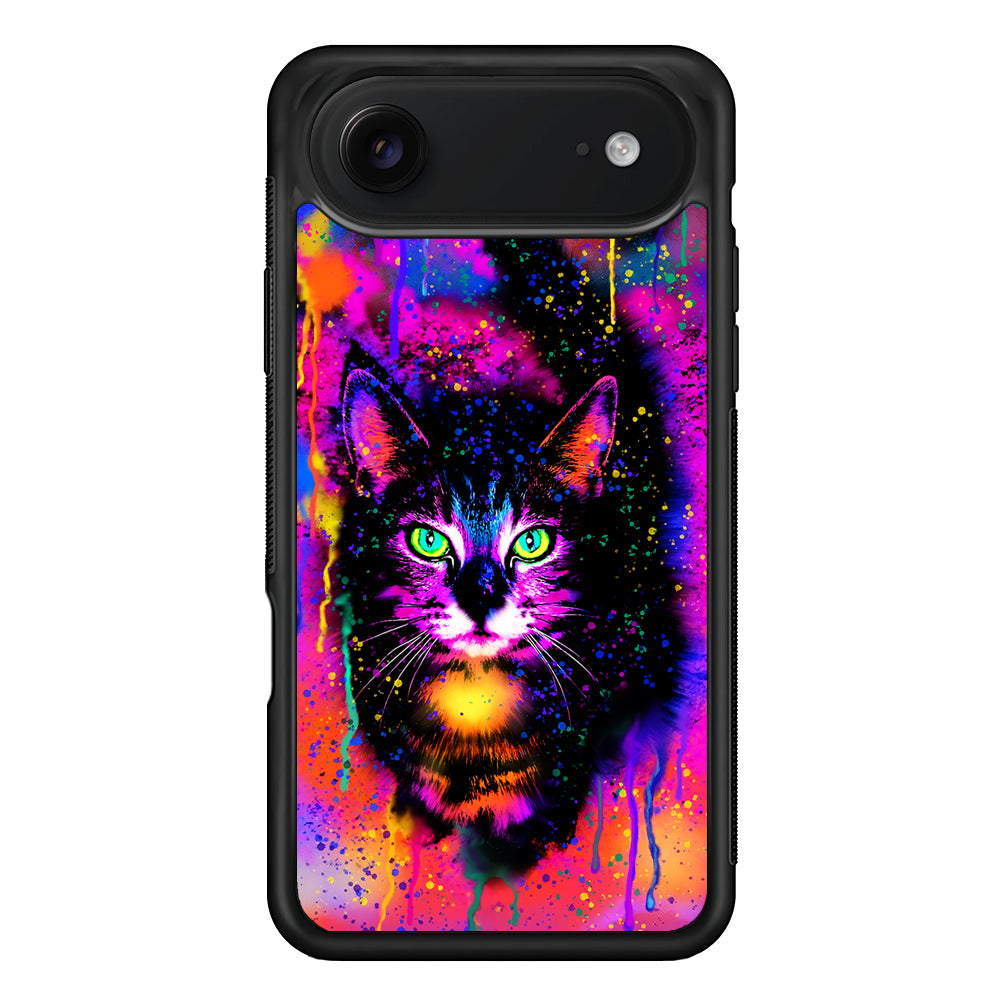 Cute Rainbow Cat Painting iPhone 17 Air Case | Protective Case for iPhone 17 Air