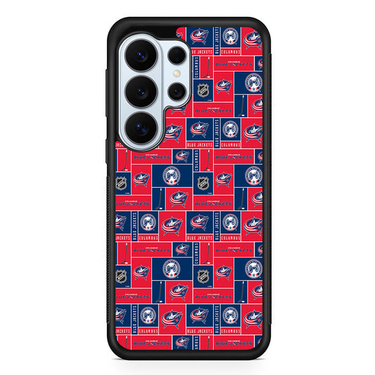 Columbus Blue Jackets Pattern Samsung Galaxy S26 Ultra Case | Protective Phone Cover