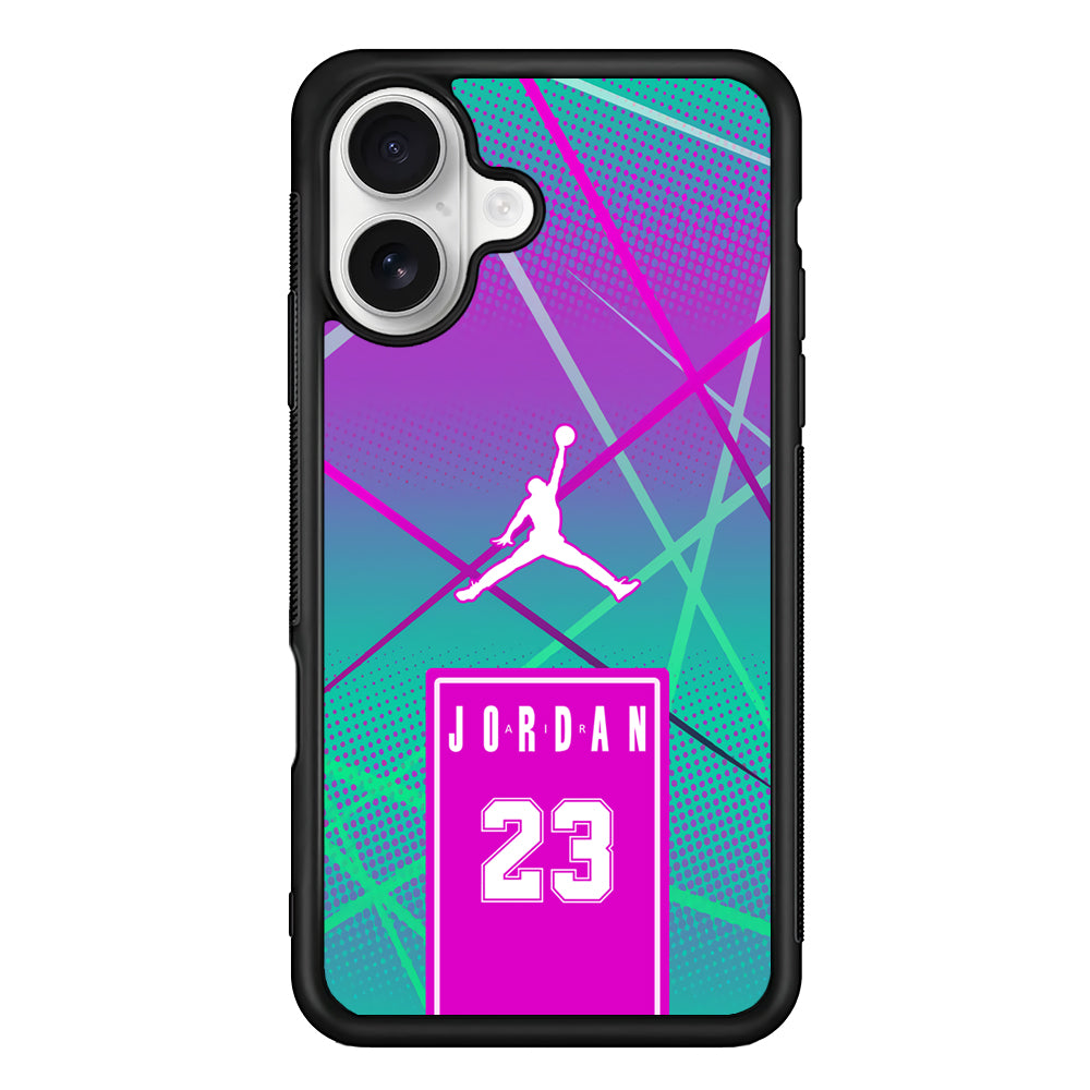 Air Jordan Light of The Year iPhone 16 Plus Case – Slim Fit Protective Phone Case