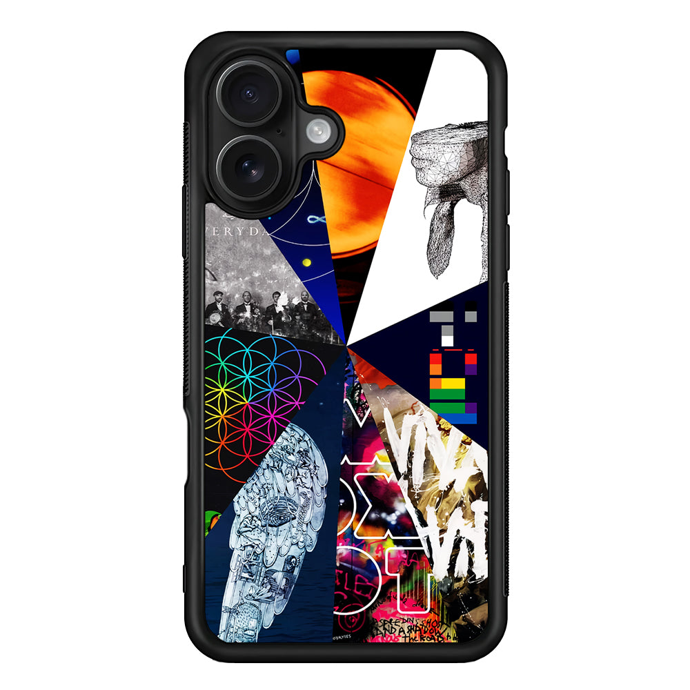 Coldplay Album Cover Art iPhone 16 Case - Oxvistore
