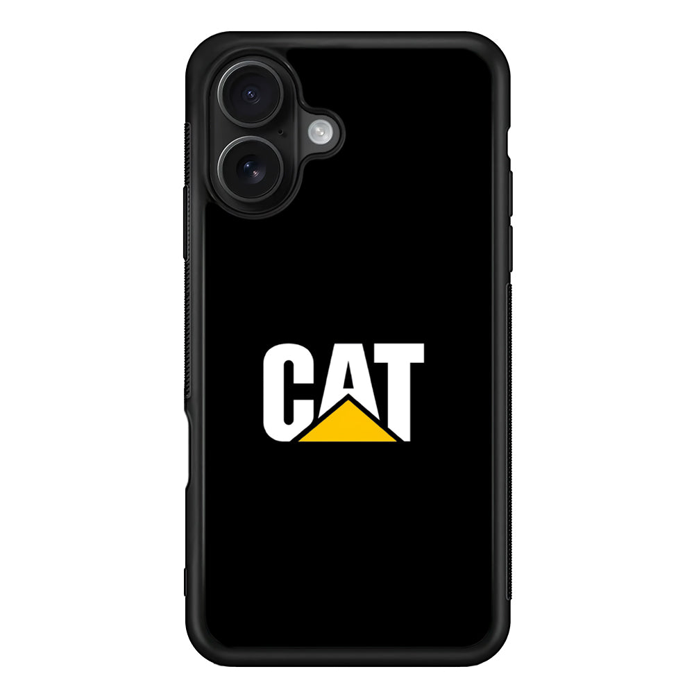Caterpillar Heavy Equipment iPhone 16 Case | Slim Rubber Case for iPhone 16