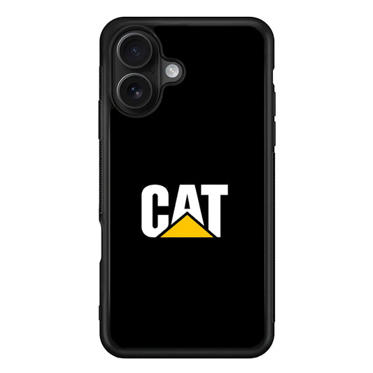 Caterpillar Heavy Equipment iPhone 16 Case | Slim Rubber Case for iPhone 16