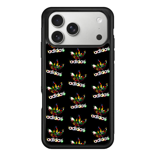 Adidas Logo Collection Pattern iPhone 17 Pro Case | Slim Protective Case for iPhone 17 Pro