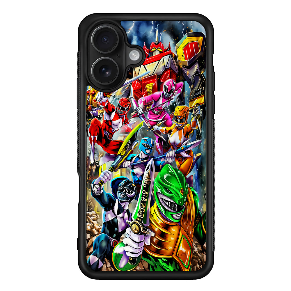 Power Rangers Squad iPhone 16 Case - Oxvistore