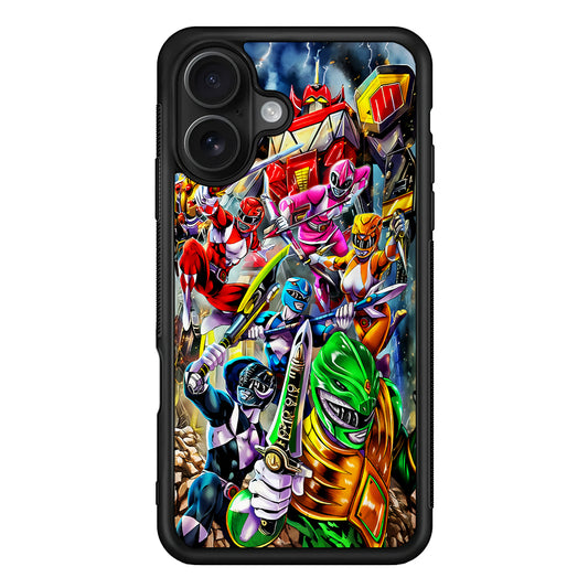 Power Rangers Squad iPhone 16 Case - Oxvistore