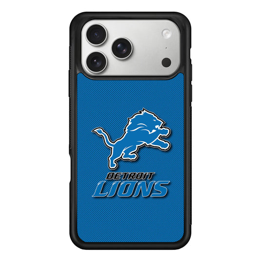 Detroit Lions Logo iPhone 17 Pro Case | Slim Rubber Case for iPhone 17 Pro