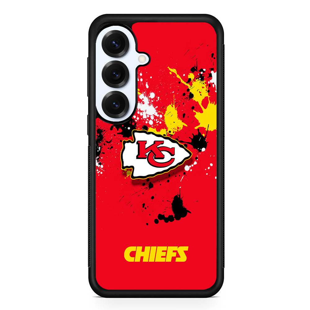 Kansas City Chiefs Logo Samsung Galaxy S25 Plus Case | Slim Rubber Cover for Samsung Galaxy S25 Plus