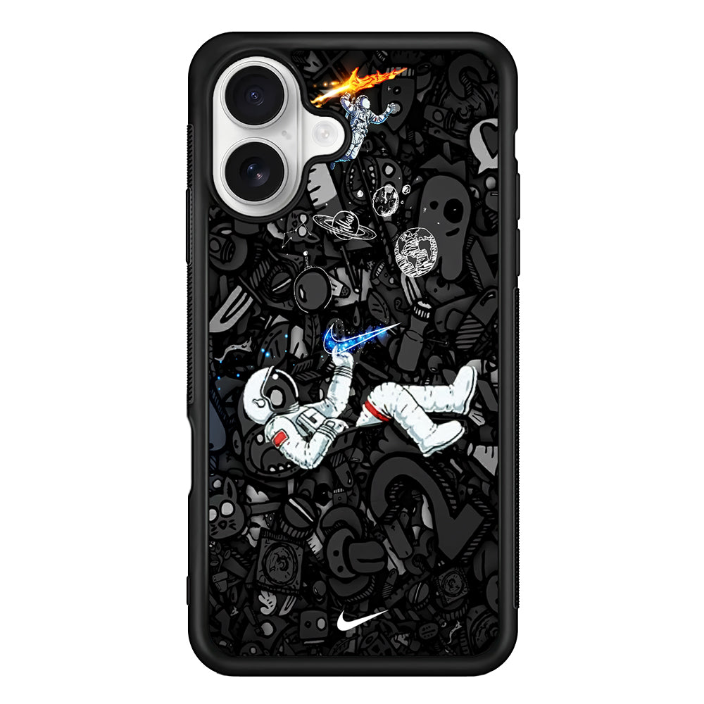 Nike Graffiti Astronaut iPhone 16 Plus Case – Slim Fit Protective Phone Case