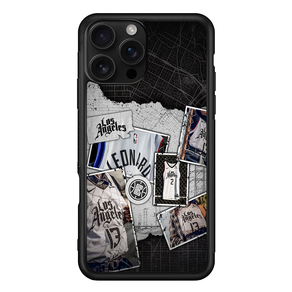 LA Clippers Jersey iPhone 16 Pro Case | Durable Protective Case for iPhone 16 Pro