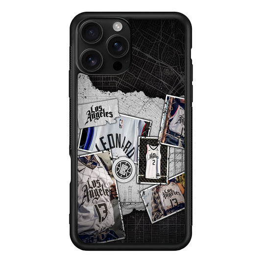 LA Clippers Jersey iPhone 16 Pro Case | Durable Protective Case for iPhone 16 Pro