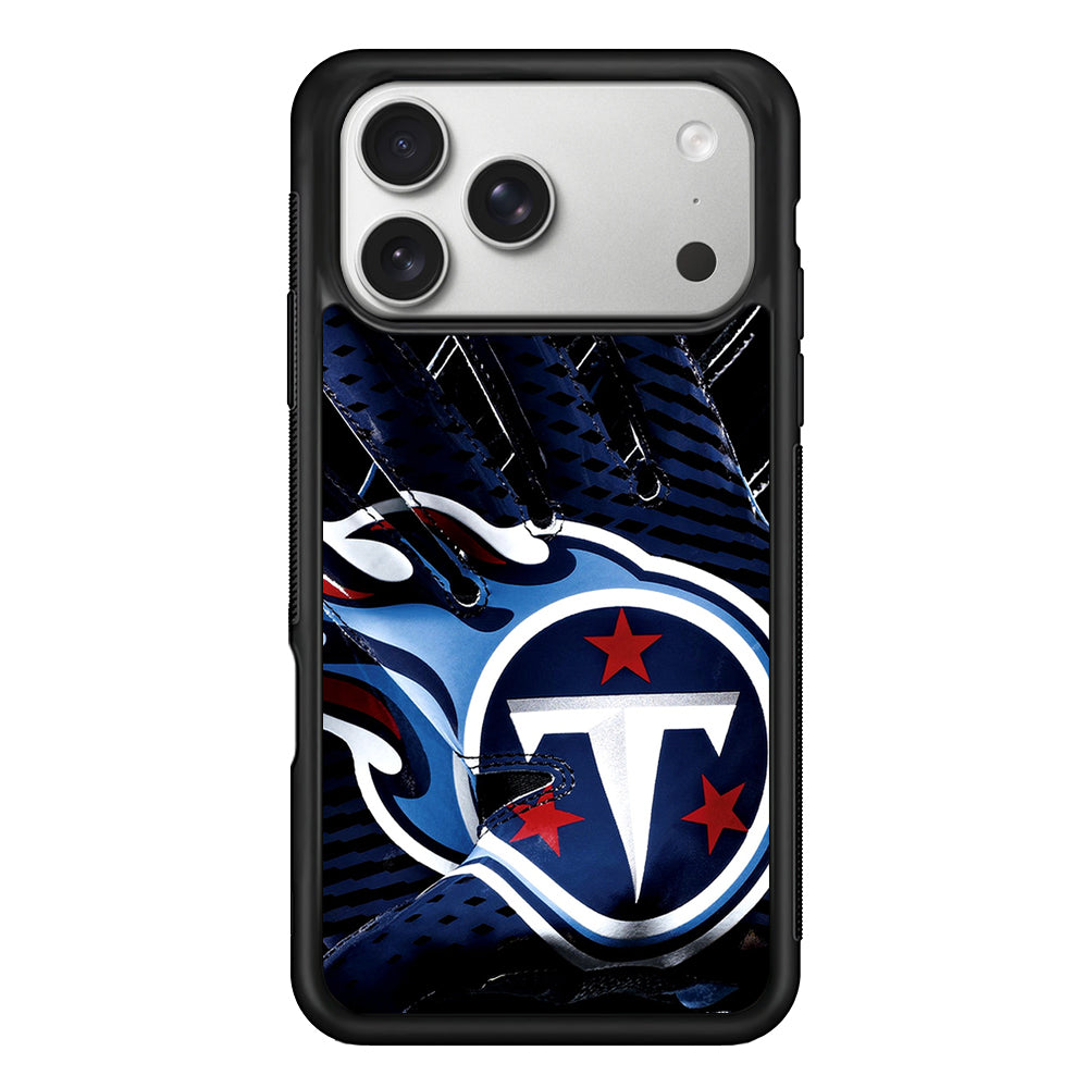 Tennessee Titans Gloves iPhone 17 Pro Case | Slim Rubber Case for iPhone 17 Pro