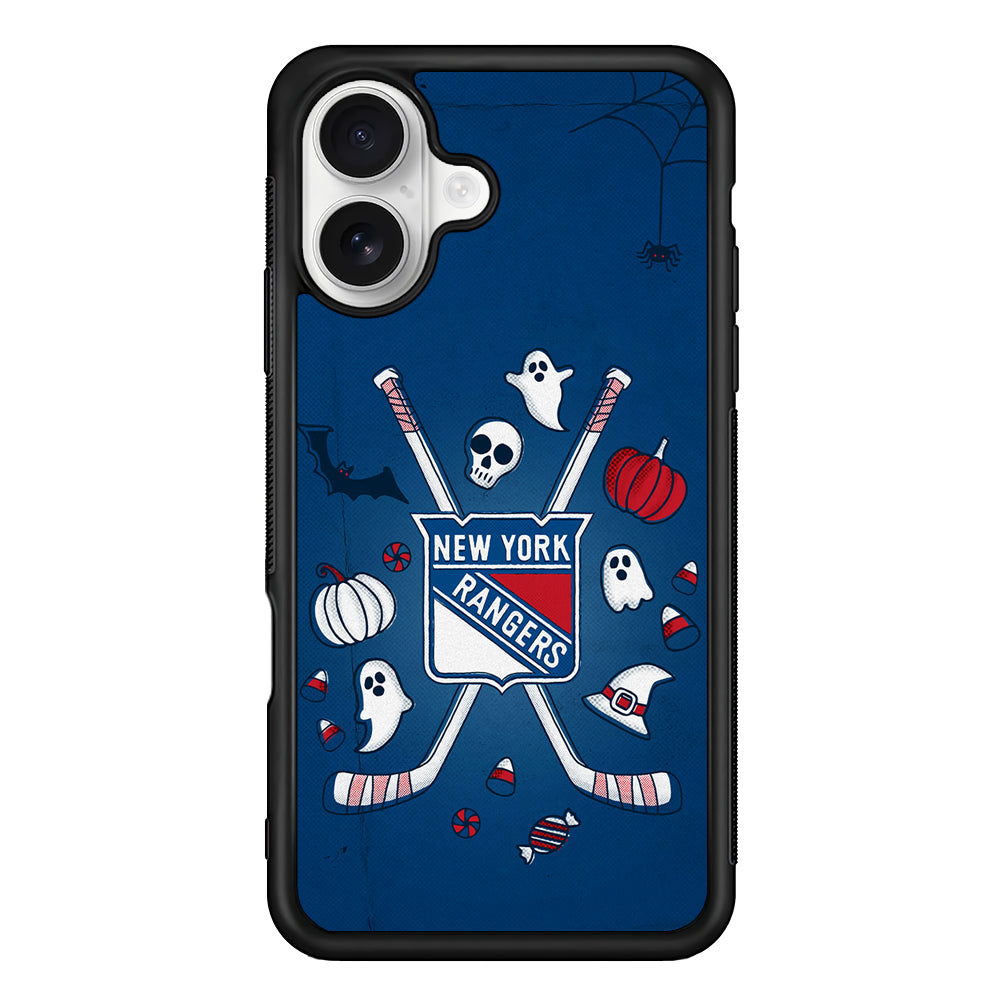 New York Rangers Logo iPhone 16 Plus Case | Durable Protective Rubber Cover