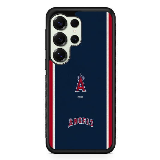 Los Angeles Angels Logo Samsung Galaxy S25 Ultra Case | Durable Rubber Case for Samsung Galaxy S25 Ultra