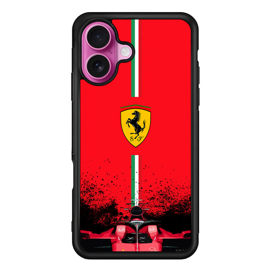 Ferrari Luxury Car Logo iPhone 17 Case | Slim Rubber Case for iPhone 17