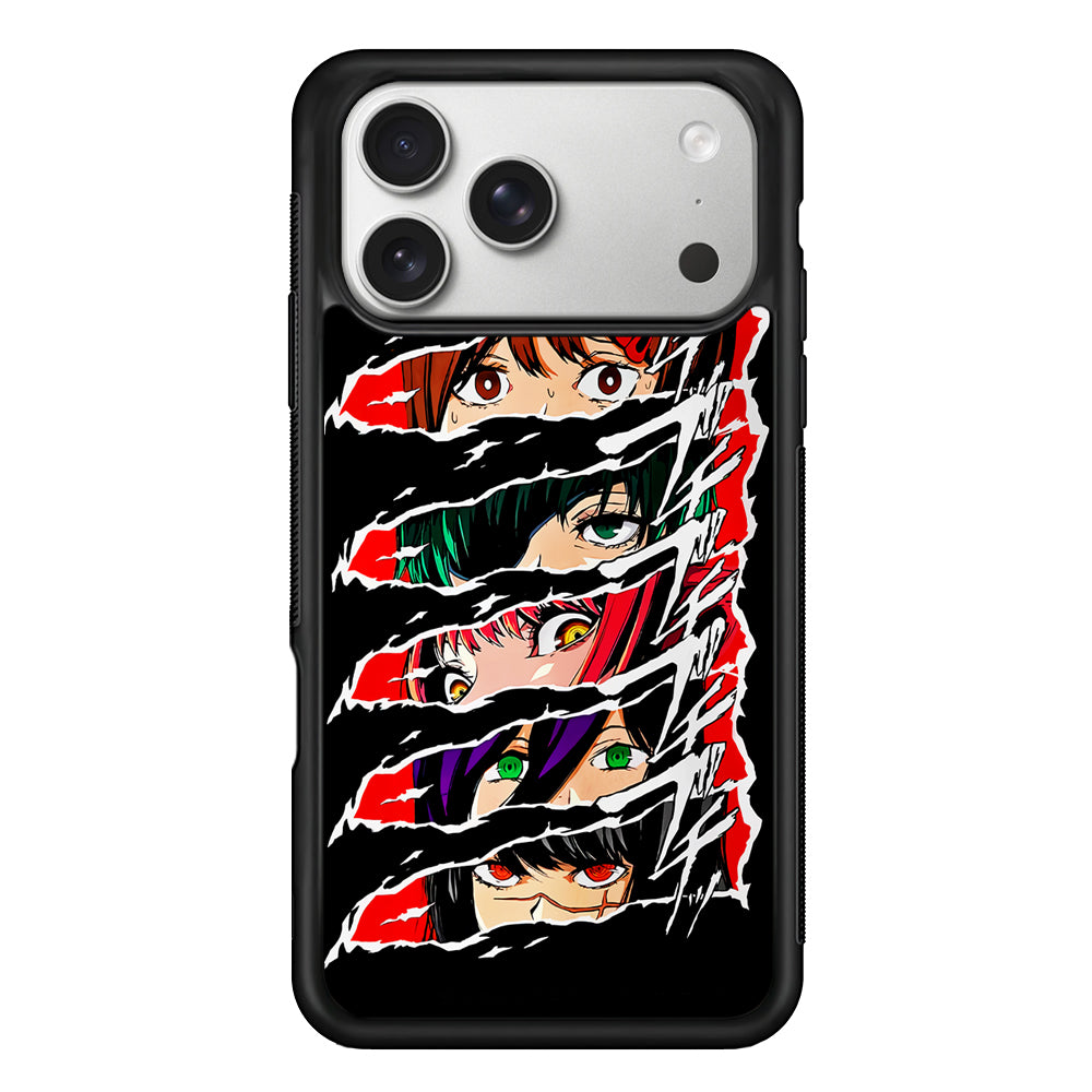 Persona 5 X Chainsaw Man iPhone 17 Pro Case | Slim Rubber Case for iPhone 17 Pro