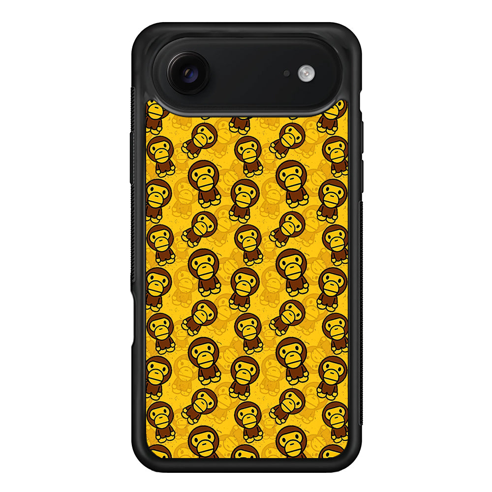 Bape Baby Milo Pattern iPhone 17 Air Case | Slim Rubber Case for iPhone 17 Air