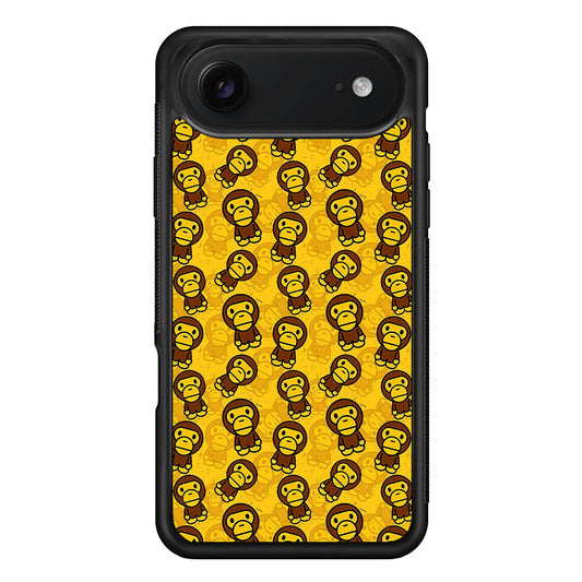 Bape Baby Milo Pattern iPhone 17 Air Case | Slim Rubber Case for iPhone 17 Air