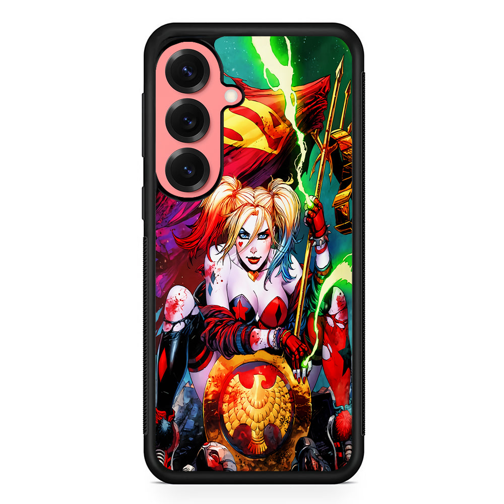 Harley Quinn Superman Flag Samsung Galaxy S25 Case | Protective Case for Samsung Galaxy S25