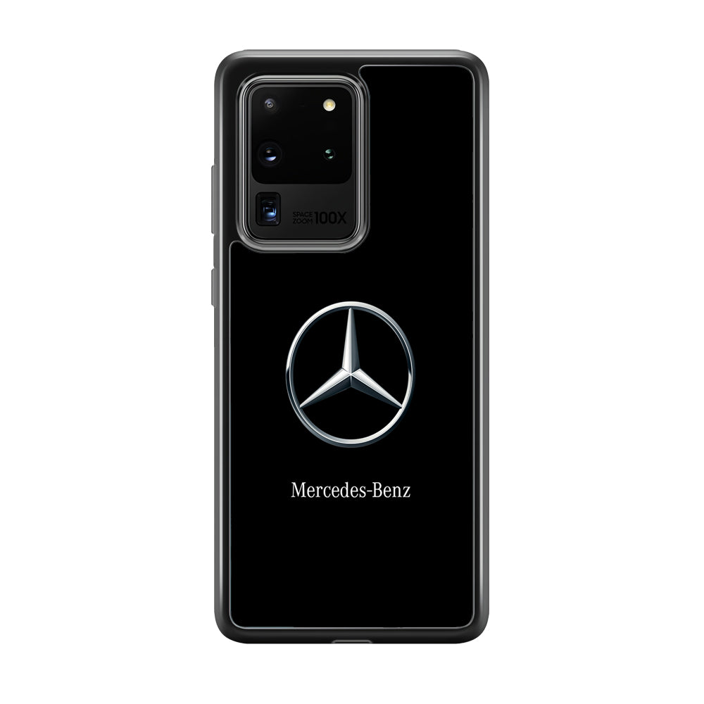 Mercedes-Benz Metallic Silver Samsung Galaxy S20 Ultra Case | Slim Rubber Case for Samsung Galaxy S20 Ultra