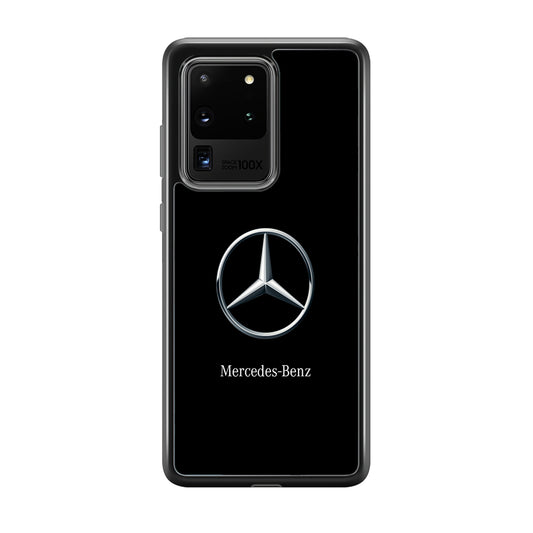Mercedes-Benz Metallic Silver Samsung Galaxy S20 Ultra Case | Slim Rubber Case for Samsung Galaxy S20 Ultra