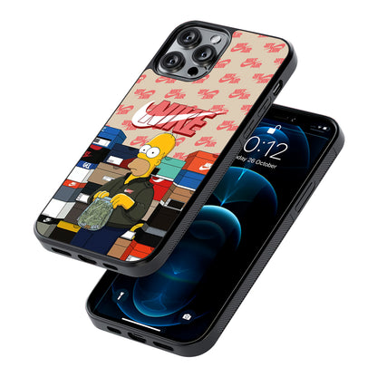 Nike Homer Spend Money 2D Rubber Phone Case | Slim Protective Phone Case