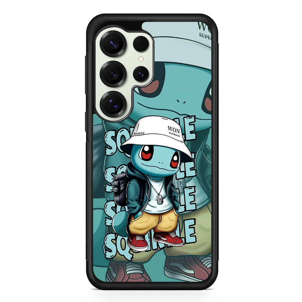 Pokemon Squirtle Cool Style Samsung Galaxy S25 Ultra Case | Durable Rubber Case for Samsung Galaxy S25 Ultra