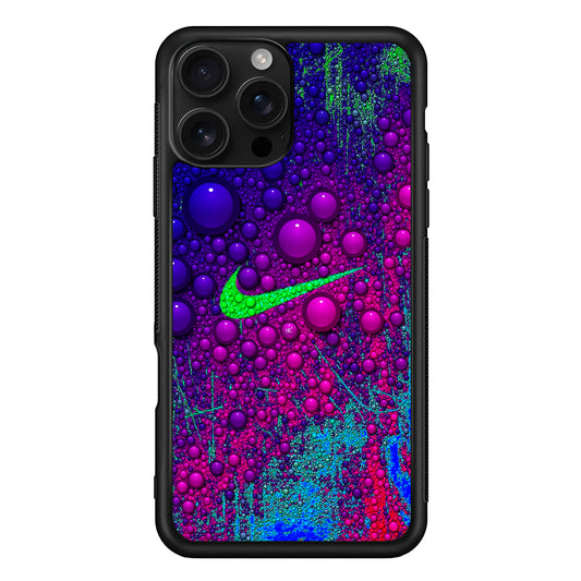 Nike Logo Color Bubbles Art iPhone 16 Pro Case - Stylish Protective Cover for iPhone 16 Pro