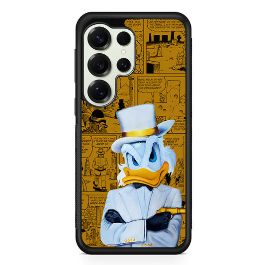 Scrooge McDuck Comic Samsung Galaxy S25 Ultra Case | Durable Rubber Case for Samsung Galaxy S25 Ultra