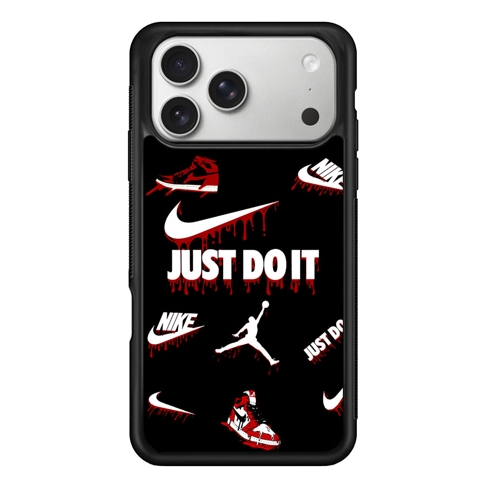 Nike X Air Jordan Black iPhone 17 Pro Case | Slim Protective Case for iPhone 17 Pro