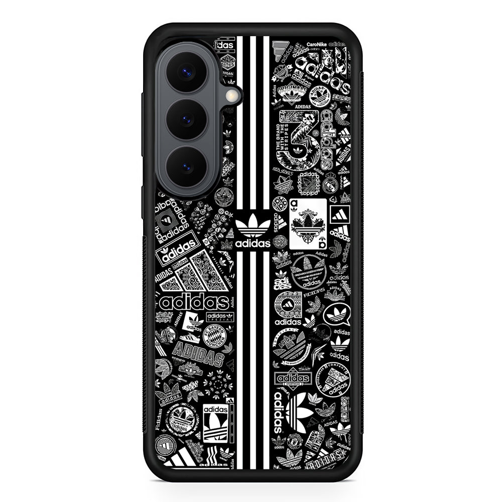 Adidas Collection Black White Samsung Galaxy S26 Plus Case | Durable Samsung Galaxy S26 Plus Cover