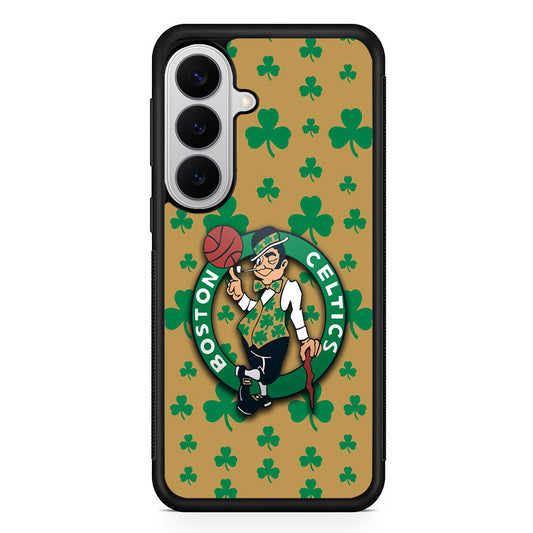 Boston Celtics Logo Samsung Galaxy S26 Case | Protective Rubber Cover