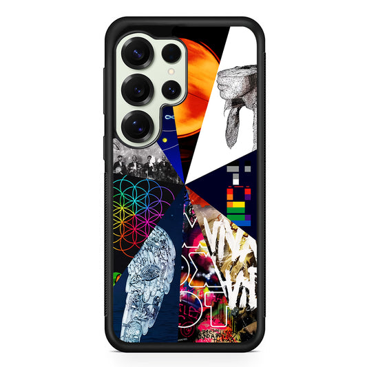 Coldplay Album Cover Art Samsung Galaxy S25 Ultra Case | Durable Rubber Case for Samsung Galaxy S25 Ultra