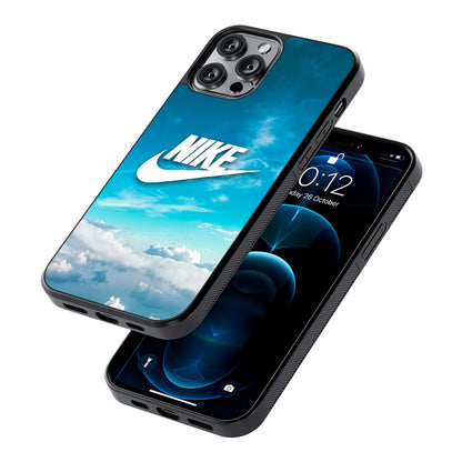 Nike Bluish Cloudy 2D Rubber Phone Case | Slim Protective Phone Case