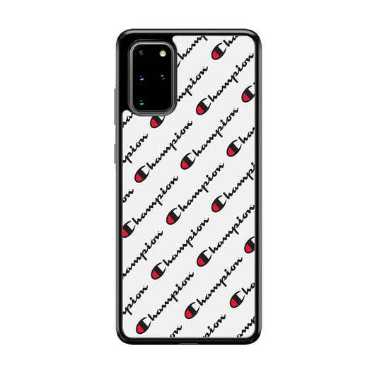 Champion Ebon-Ashgray Samsung Galaxy S20 Plus Case | Slim Rubber Case for Samsung Galaxy S20 Plus