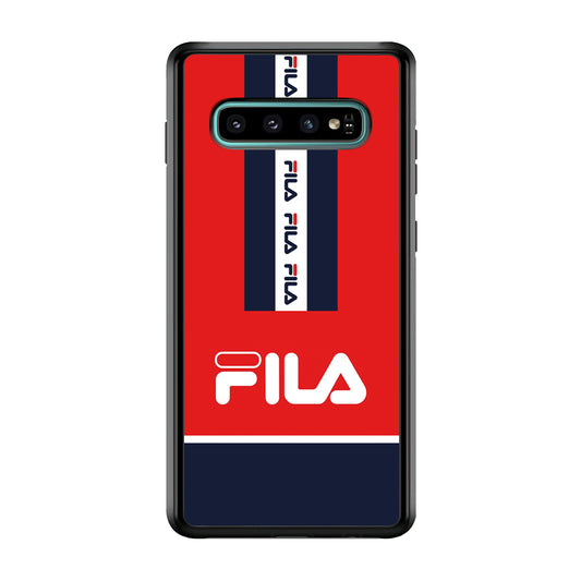 Fila Suit of Identity Samsung Galaxy S10 Plus Case | Slim Rubber Case for Samsung Galaxy S10 Plus