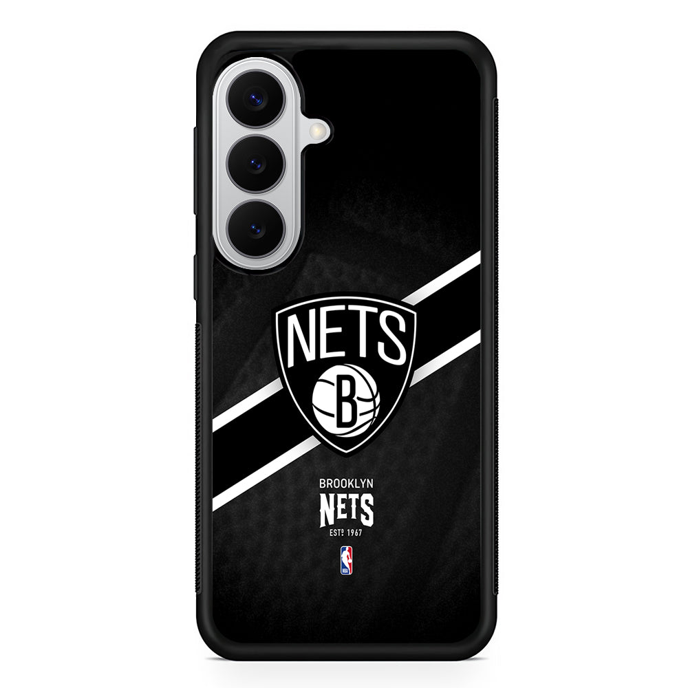 Brooklyn Nets Logo Samsung Galaxy S26 Case | Protective Rubber Cover