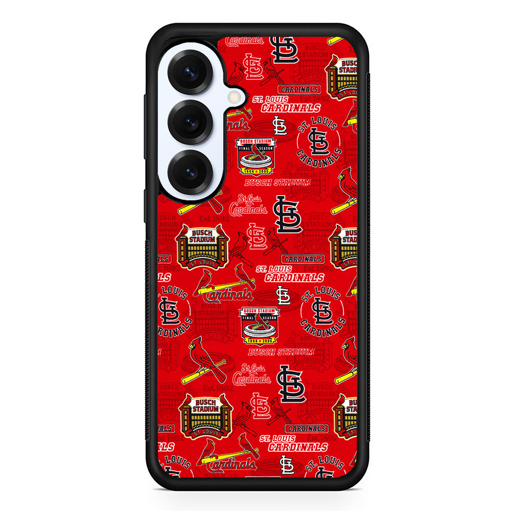 St. Louis Cardinals Retro Samsung Galaxy S25 Plus Case | Slim Rubber Cover for Samsung Galaxy S25 Plus