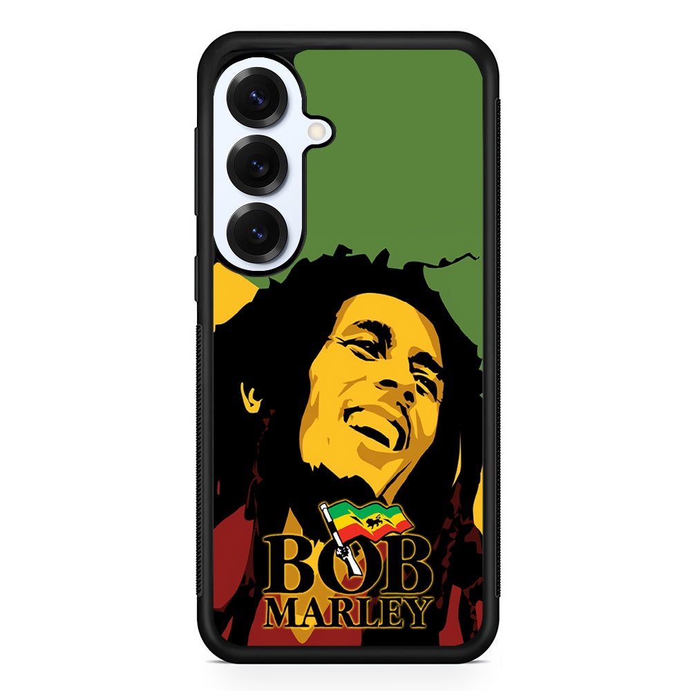Bob Marley Art Legend Reggae Samsung Galaxy S25 Plus Case | Slim Rubber Cover for Samsung Galaxy S25 Plus