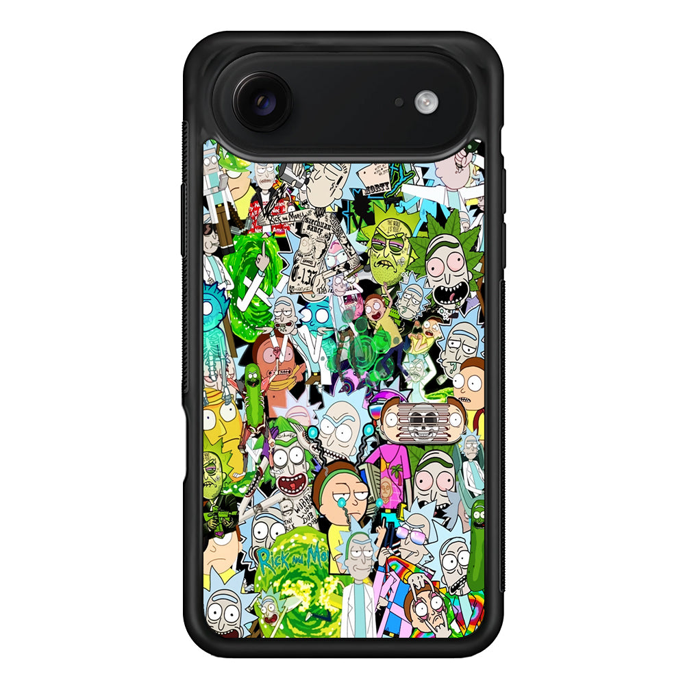 Rick and Morty Sticker Collection iPhone 17 Air Case | Protective Case for iPhone 17 Air