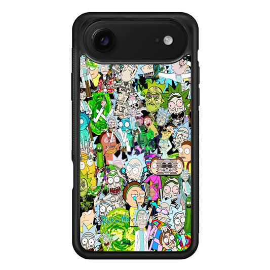 Rick and Morty Sticker Collection iPhone 17 Air Case | Protective Case for iPhone 17 Air
