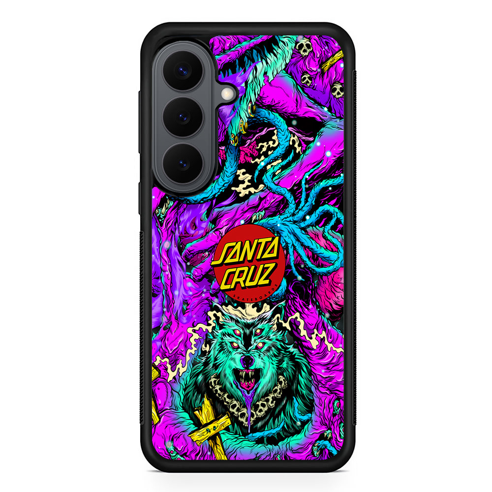 Santa Cruz Skateboard Wolf Samsung Galaxy S26 Plus Case | Slim Rubber Case for Samsung Galaxy S26 Plus
