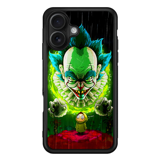 IT X Rick And Morty iPhone 16 Case - Oxvistore