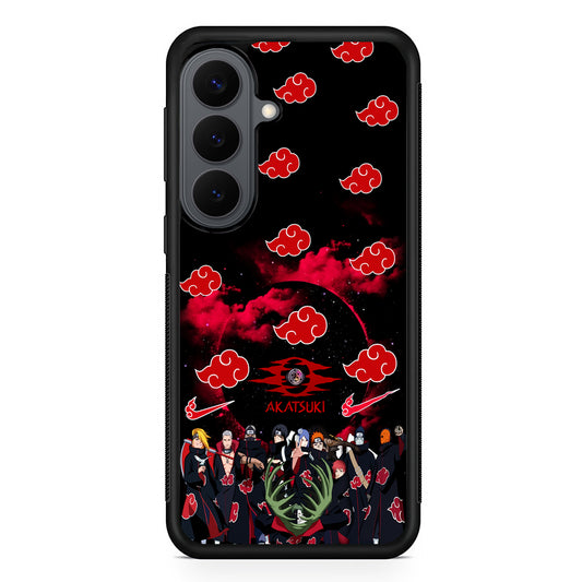 Naruto Akatsuki Troops Samsung Galaxy S26 Plus Case | Slim Rubber Case for Samsung Galaxy S26 Plus